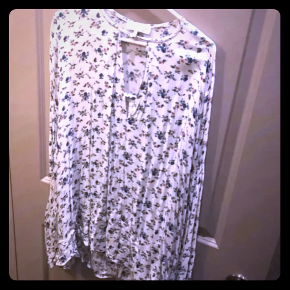 Wayf 3/4sleeve hi/lo dress/tunic, XS